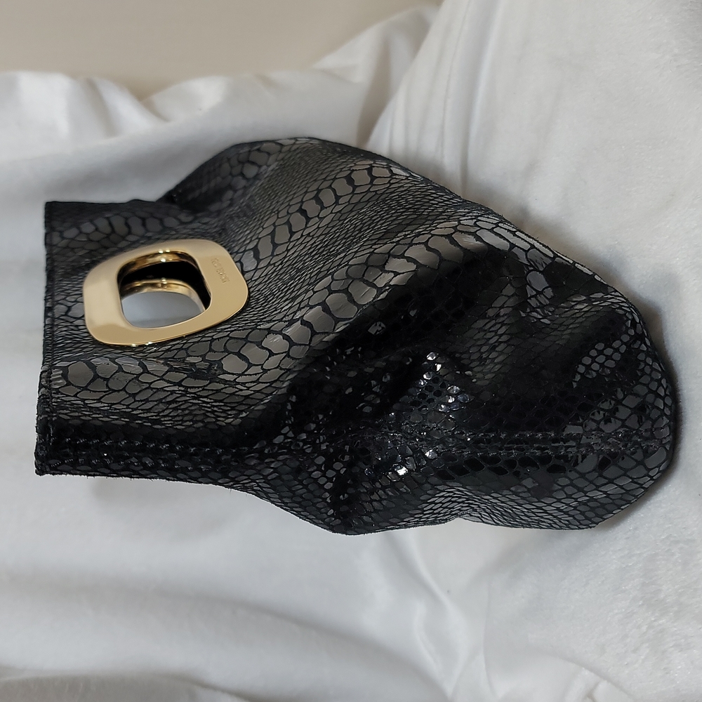 Michael Kors Berkeley Patent Python Clutch - image 6